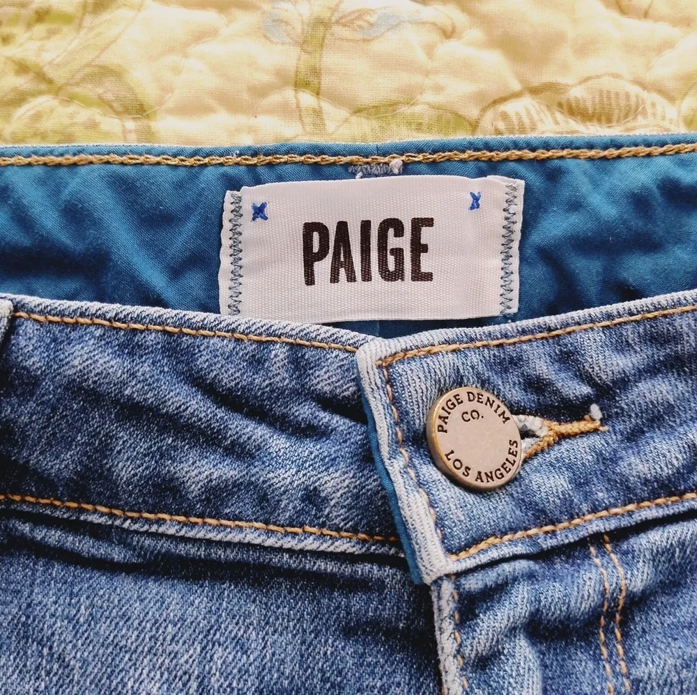 Paige Jimmy Jimmy Shorts Women's Blue Denim Shorts